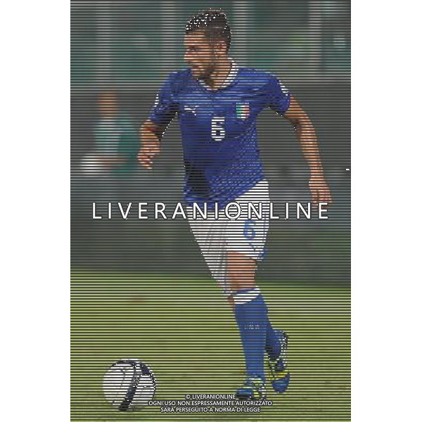 6-9-2013 Palermo : Italia - Bulgaria Qualificazioni Mondiali Calcio 2014 Nella foto: Antonio Candreva GIUSEPPE SERGI/AG ALDO LIVERANI SAS 