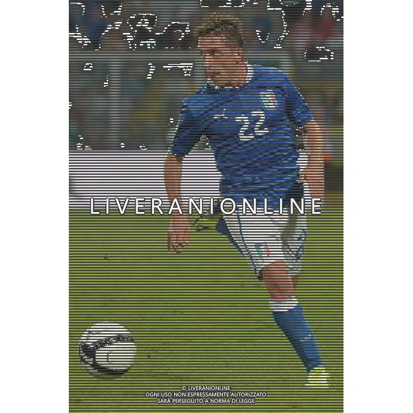 6-9-2013 Palermo : Italia - Bulgaria Qualificazioni Mondiali Calcio 2014 Nella foto: Emanuele Giaccherini GIUSEPPE SERGI/AG ALDO LIVERANI SAS 