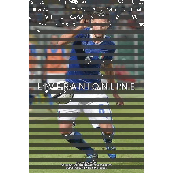 6-9-2013 Palermo : Italia - Bulgaria Qualificazioni Mondiali Calcio 2014 Nella foto: Antonio Candreva GIUSEPPE SERGI/AG ALDO LIVERANI SAS 