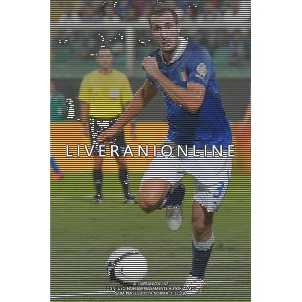 6-9-2013 Palermo : Italia - Bulgaria Qualificazioni Mondiali Calcio 2014 Nella foto: Giorgio Chiellini GIUSEPPE SERGI/AG ALDO LIVERANI SAS 