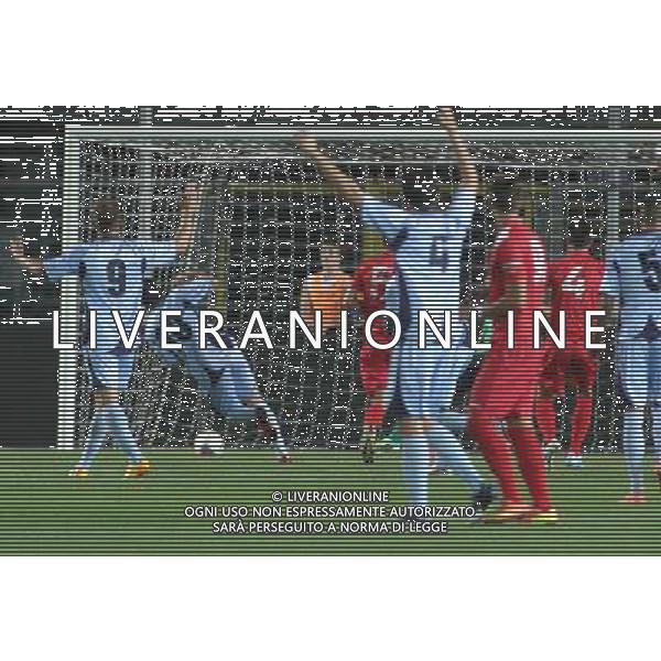 bergamo, stadio atleti azzurri d\'italia, 08 settembre 2013, nella foto CORRADI MATTIA gol ,ph.moro/ALDO LIVERANI