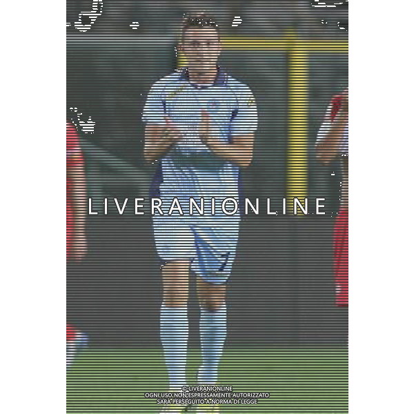 bergamo, stadio atleti azzurri d\'italia, 08 settembre 2013, nella foto GIRASOLE MICHAEL dopo gol ,ph.moro/ALDO LIVERANI