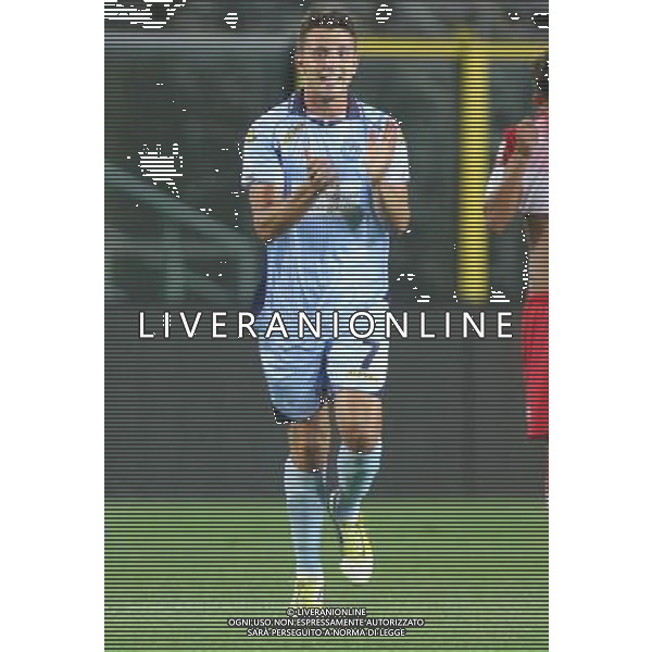 bergamo, stadio atleti azzurri d\'italia, 08 settembre 2013, nella foto GIRASOLE MICHAEL dopo gol ,ph.moro/ALDO LIVERANI