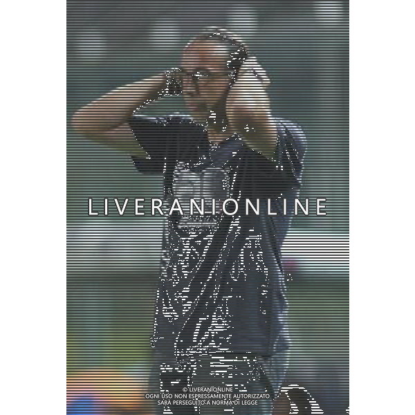 bergamo, stadio atleti azzurri d\'italia, 08 settembre 2013, nella foto L\'ALLENATORE DELL\' ALBINOLEFFE ARMANDO MADONNA ,ph.moro/ALDO LIVERANI