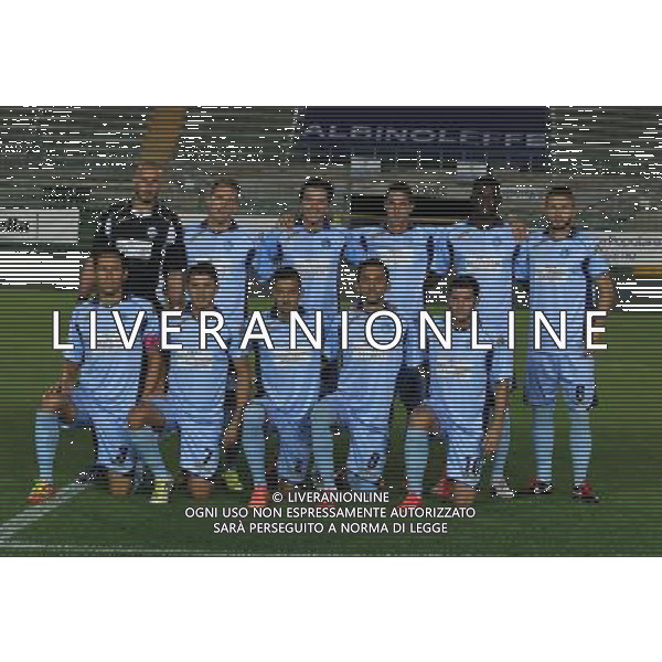 bergamo, stadio atleti azzurri d\'italia, 08 settembre 2013, nella foto formazione albinoleffe ,ph.moro/ALDO LIVERANI