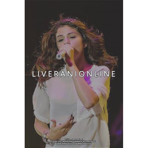 Selena Gomez plays Hammersmith Apollo on 08/09/2013 at Hammersmith Apollo, London. Persons pictured: Selena Gomez. ©photoshot/AGENZIA ALDO LIVERANI SAS - ITALY ONLY - EDITORIAL USE ONLY