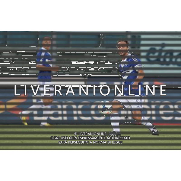 Alessandro Budel centrocampista del brescia , brescia calcio singoli giocatori ,12 agosto 2013.Ph Fotolive Filippo Venezia ag aldo liverani sas AG ALDO LIVERANI SAS