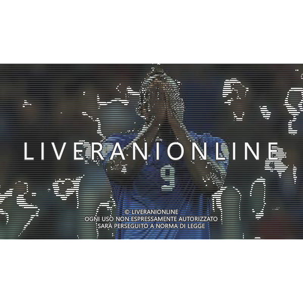 Qualificazioni ai Campionati Mondiali di Calcio Brasile FIFA 2014 Gruppo B Torino - 10.09.2013 Italia-Repubblica Ceca Nella Foto:disperazione balotelli dopo il gol mancato /Ph.Vitez-Ag. Aldo Liverani