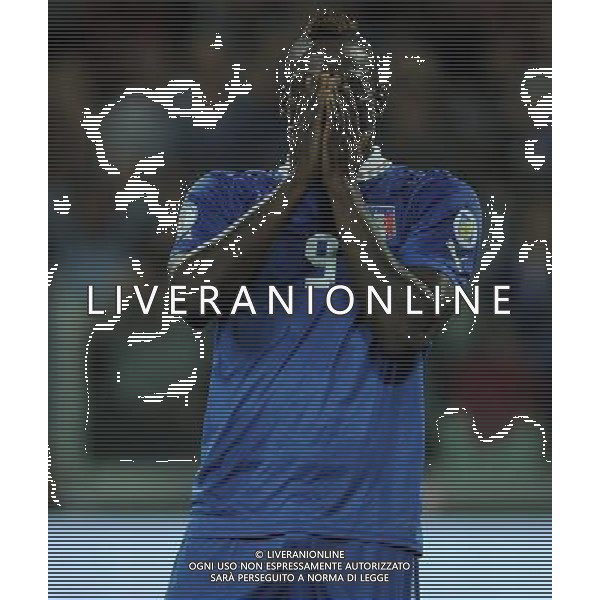 Qualificazioni ai Campionati Mondiali di Calcio Brasile FIFA 2014 Gruppo B Torino - 10.09.2013 Italia-Repubblica Ceca Nella Foto:disperazione balotelli dopo il gol mancato /Ph.Vitez-Ag. Aldo Liverani