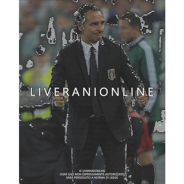 Qualificazioni ai Campionati Mondiali di Calcio Brasile FIFA 2014 Gruppo B Torino - 10.09.2013 Italia-Repubblica Ceca Nella Foto:prandelli esulta al fischio finale /Ph.Vitez-Ag. Aldo Liverani