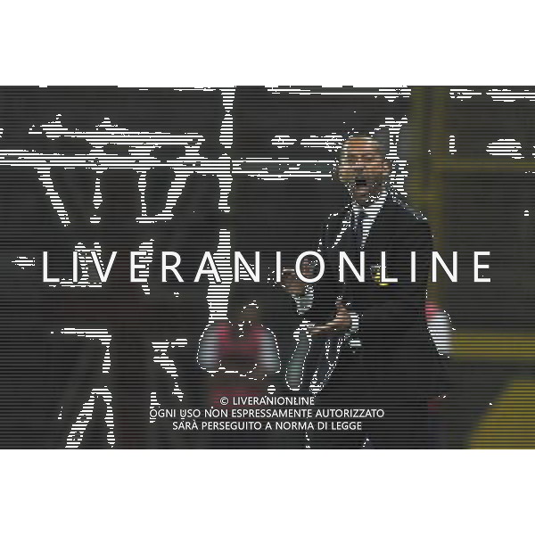 GUBBIO CALCIO 2013/2014 NELLA FOTO CRISTIAN BUCCHI ALLENATORE FOTO ROBERTO SETTONCE-AG ALDO LIVERANI SAS 