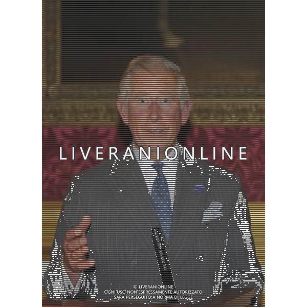 HRH The Prince of Wales hosts a reception for the global network of his charity, Youth Business International (YBI), in the St James\'s Palace State Apartments, London, UK. 09/09/2013. ©photoshot/AGENZIA ALDO LIVERANI SAS - ITALY ONLY - REALI INGLESI: Il Principe Carlo d\'inghilterra al Ricevimento del Global Youth Entrepreneurship presso St James Palace a Londra.