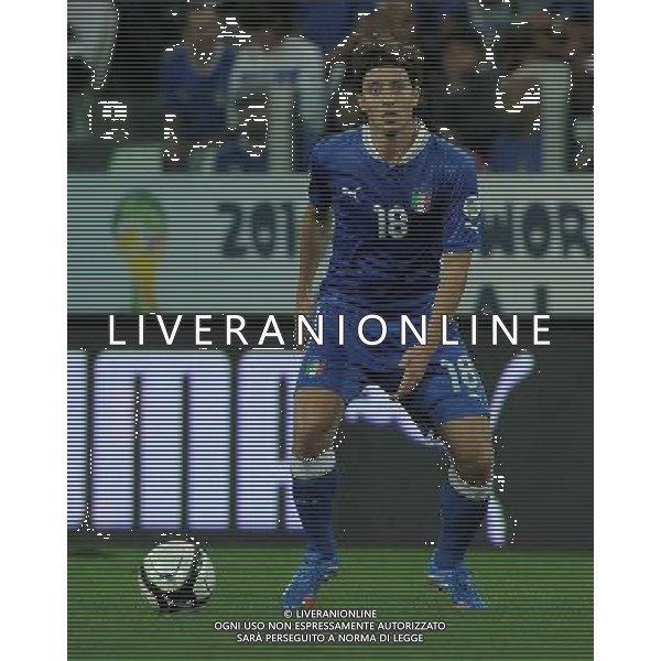 Qualificazioni ai Campionati Mondiali di Calcio Brasile FIFA 2014 Gruppo B Torino - 10.09.2013 Italia-Repubblica Ceca Nella Foto:Montolivo Riccardo /Ph.Vitez-Ag. Aldo Liverani