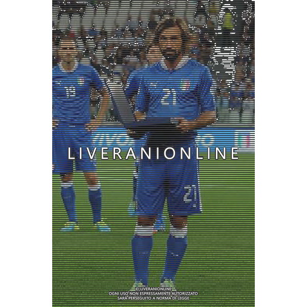Qualificazioni ai Campionati Mondiali di Calcio Brasile FIFA 2014 Gruppo B Torino - 10.09.2013 Italia-Repubblica Ceca Nella Foto:Pirlo Andrea /Ph.Vitez-Ag. Aldo Liverani