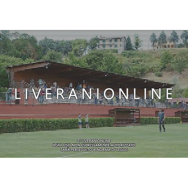 CASTEL RIGONE LA TRIBUNA DELLO STADIO CHE E\' STATA COSTRUITA IN LEGNO AG ALDO LIVERANI SAS