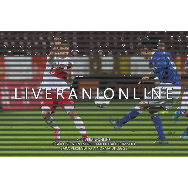 POLSKA SZCZECIN STADION IM. FLORIANA KRYGIERA 11.09.2013 MECZ POLSKA U20 - WLOCHY U20 NZ JAKUB BAK (L), FEDERICO BARBA (P) FOT. KRZYSZTOF CICHOMSKI/NEWSPIX.PL POLAND SZCZECIN STADIUM IM. FLORIANA KRYGIERA 11.09.2013 MATCH POLAND U20 - ITALY U20 JAKUB BAK (L), FEDERICO BARBA (P) FOT. KRZYSZTOF CICHOMSKI/NEWSPIX.PL --- Newspix.pl AG ALDO LIVERANI SAS ONLY ITALY *** Local Caption *** www.newspix.pl mail us: info@newspix.pl call us: 0048 022 23 22 222 --- Polish Picture Agency by Ringier Axel Springer Poland