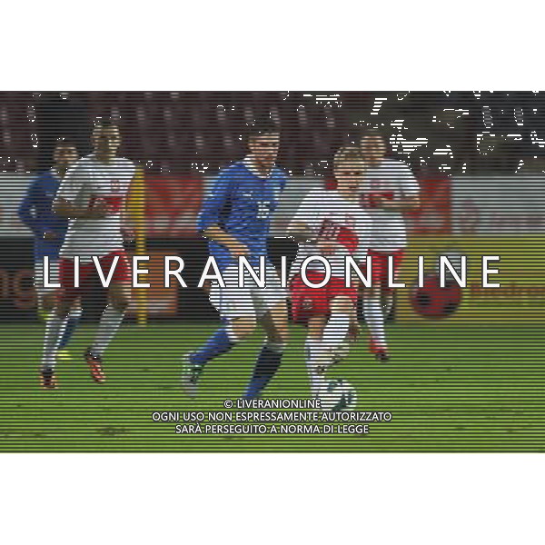 POLSKA SZCZECIN STADION IM. FLORIANA KRYGIERA 11.09.2013 MECZ POLSKA U20 - WLOCHY U20 NZ GIANLUCA SANPIETRO (L), MATEUSZ SZWOCH (P) FOT. KRZYSZTOF CICHOMSKI/NEWSPIX.PL POLAND SZCZECIN STADIUM IM. FLORIANA KRYGIERA 11.09.2013 MATCH POLAND U20 - ITALY U20 GIANLUCA SANPIETRO (L), MATEUSZ SZWOCH (P) FOT. KRZYSZTOF CICHOMSKI/NEWSPIX.PL --- Newspix.pl AG ALDO LIVERANI SAS ONLY ITALY *** Local Caption *** www.newspix.pl mail us: info@newspix.pl call us: 0048 022 23 22 222 --- Polish Picture Agency by Ringier Axel Springer Poland