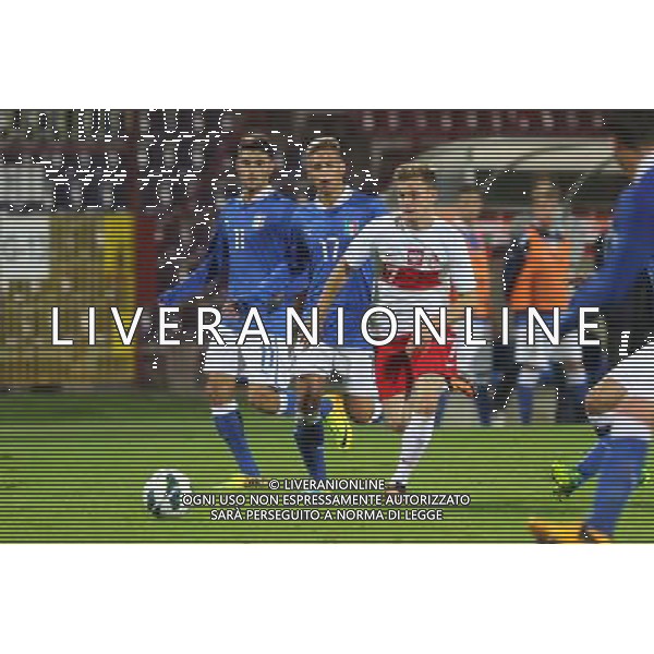 POLSKA SZCZECIN STADION IM. FLORIANA KRYGIERA 11.09.2013 MECZ POLSKA U20 - WLOCHY U20 NZ VINCENZO GRIFO (L), MATTEO RICCI, BARTLOMIEJ KASPRZAK (P) FOT. KRZYSZTOF CICHOMSKI/NEWSPIX.PL POLAND SZCZECIN STADIUM IM. FLORIANA KRYGIERA 11.09.2013 MATCH POLAND U20 - ITALY U20 VINCENZO GRIFO (L), MATTEO RICCI, BARTLOMIEJ KASPRZAK (P) FOT. KRZYSZTOF CICHOMSKI/NEWSPIX.PL --- Newspix.pl AG ALDO LIVERANI SAS ONLY ITALY *** Local Caption *** www.newspix.pl mail us: info@newspix.pl call us: 0048 022 23 22 222 --- Polish Picture Agency by Ringier Axel Springer Poland