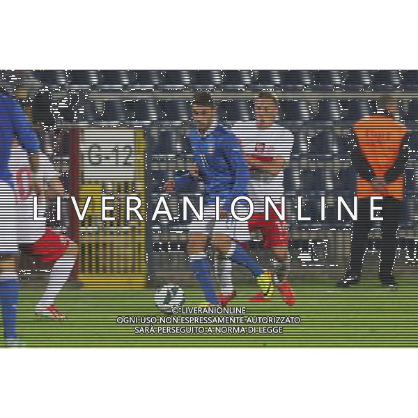 POLSKA SZCZECIN STADION IM. FLORIANA KRYGIERA 11.09.2013 MECZ POLSKA U20 - WLOCHY U20 NZ VINCENZO GRIFO (L), PATRYK FRYC (P) FOT. KRZYSZTOF CICHOMSKI/NEWSPIX.PL POLAND SZCZECIN STADIUM IM. FLORIANA KRYGIERA 11.09.2013 MATCH POLAND U20 - ITALY U20 VINCENZO GRIFO (L), PATRYK FRYC (P) FOT. KRZYSZTOF CICHOMSKI/NEWSPIX.PL --- Newspix.pl AG ALDO LIVERANI SAS ONLY ITALY *** Local Caption *** www.newspix.pl mail us: info@newspix.pl call us: 0048 022 23 22 222 --- Polish Picture Agency by Ringier Axel Springer Poland