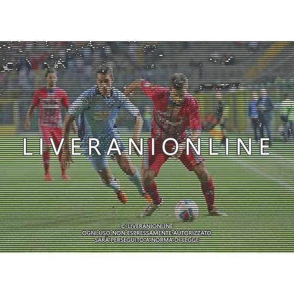 bergamo, stadio atleti azzurri d\'italia, 13 settembre 2013, nella foto PIETRO VISCONTI ,ph.moro/ALDO LIVERANI Albinoleffe vs CREMONESE campionato calcio lega pro 13 settembre 2013