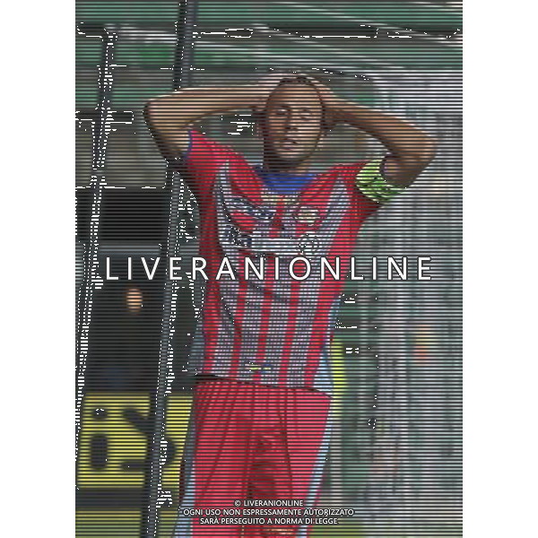 bergamo, stadio atleti azzurri d\'italia, 13 settembre 2013, nella foto ELVIS ABBRUSCATO ,ph.moro/ALDO LIVERANI Albinoleffe vs CREMONESE campionato calcio lega pro 13 settembre 2013