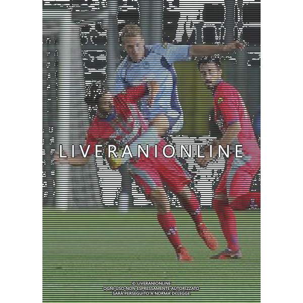 bergamo, stadio atleti azzurri d\'italia, nella foto PESENTI MASSIMILIANO VS DARIO BERGAMELLI ,ph.moro/ALDO LIVERANI Albinoleffe vs CREMONESE campionato calcio lega pro 13 settembre 2013