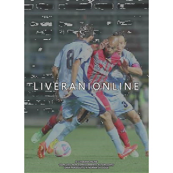 bergamo, stadio atleti azzurri d\'italia, 13 settembre 2013, nella foto EMMANUEL FRANCOISE ,ph.moro/ALDO LIVERANI Albinoleffe vs CREMONESE campionato calcio lega pro 13 settembre 2013