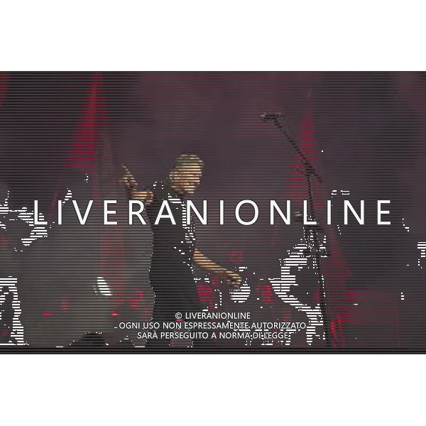 Pink Floyd bassist Roger Waters (born George Roger Waters) performs The Wall Live at Wembley Stadium, London, England, UK on 14th September 2013. ©PHOTOSHOT/AGENZIA ALDO LIVERANI SAS - ITALY ONLY - EDITORIAL USE ONLY