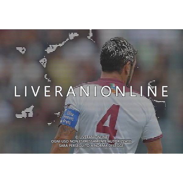 GUBBIO SALERNITANA LEGA PRO 15/09/2013 NELLA FOTO FRANCESCO MONTERVINO FASCIA DI CAPITANO FOTO ROBERTO SETTONCE-AG ALD LIVERANI SAS