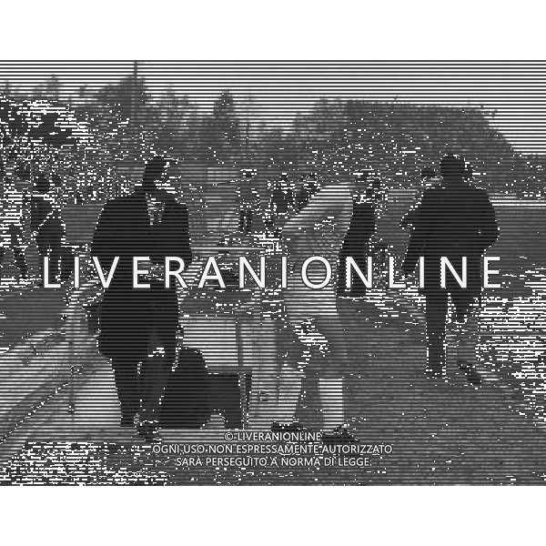 ARCHIVIO GIOVANNI LIVERANI NELLA FOTO TOMMASO MAESTRELLI ALLENATORE LAZIO CON RE CECCONI AG ALDO LIVERANI SAS