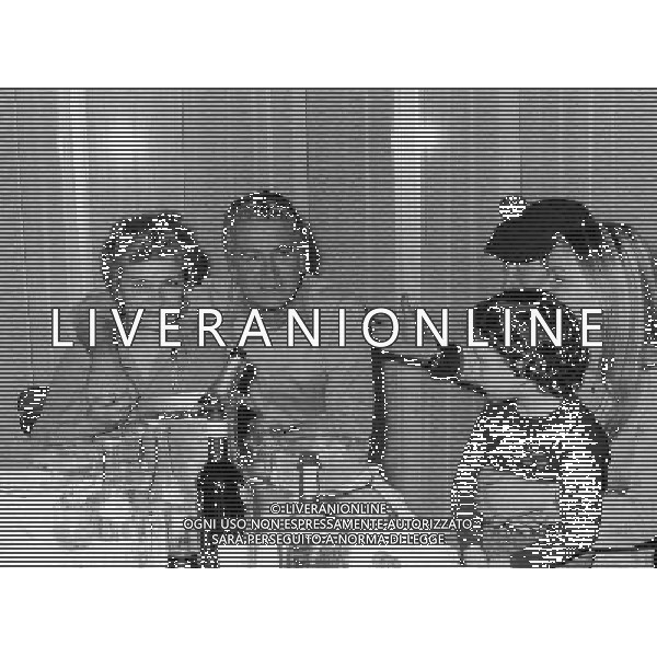 ARCHIVIO GIOVANNI LIVERANI NELLA FOTO TOMMASO MAESTRELLI ALLENATORE LAZIO CON LA MOGLIE AG ALDO LIVERANI SAS