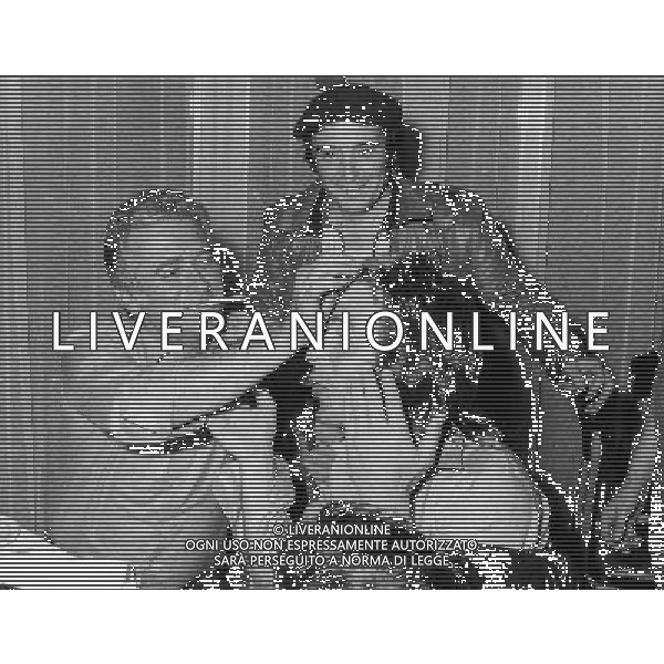 ARCHIVIO GIOVANNI LIVERANI NELLA FOTO TOMMASO MAESTRELLI ALLENATORE LAZIO CON ODDI GIANCARLO AG ALDO LIVERANI SAS