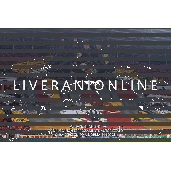 UEFA Champions League group B match between Galatasaray and Real Madrid at Turk Telekom Arena Stadium on September 17, 2013 in Istanbul,Turkey. Match Scored: Galatasaray 1 - Real Madrid 6 Pictured: fans LIGA MISTRZOW SEZON 2013/2014 PILKA NOZNA GALATASARAY vs REAL MADRYT FOT.SESKIM PHOTO/NEWSPIX.PL TURKEY, GERMANY, AUSTRIA AND UK OUT !!! --- Newspix.pl /AGENZIA ALDO LIVERANI SAS - ITALY ONLY - EDITORIAL USE ONLY *** Local Caption *** www.newspix.pl mail us: info@newspix.pl call us: 0048 022 23 22 222 --- Polish Picture Agency by Ringier Axel Springer Poland