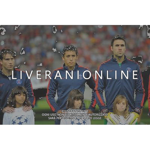 Maxwell SHERRER / Marquinhos / Salvatore SIRIGU - 17.09.2013 - Olympiakos / Paris Saint Germain - Ligue des Champions Photo : Amandine Noel / Icon Sport /AGENZIA ALDO LIVERANI SAS - ITALY ONLY - EDITORIAL USE ONLY