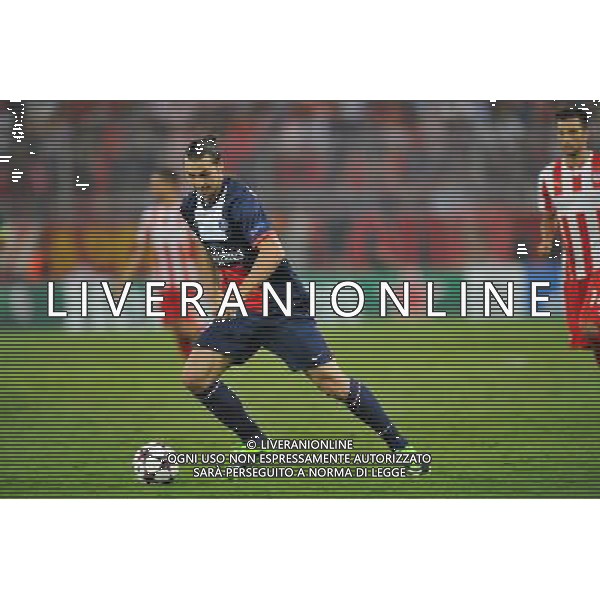 Zlatan IBRAHIMOVIC - 17.09.2013 - Olympiakos / Paris Saint Germain - Ligue des Champions Photo : Amandine Noel / Icon Sport /AGENZIA ALDO LIVERANI SAS - ITALY ONLY - EDITORIAL USE ONLY