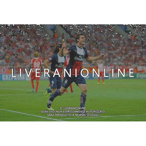 Joie Thiago Motta - 17.09.2013 - Olympiakos / Paris Saint Germain - Ligue des Champions Photo : Amandine Noel / Icon Sport /AGENZIA ALDO LIVERANI SAS - ITALY ONLY - EDITORIAL USE ONLY