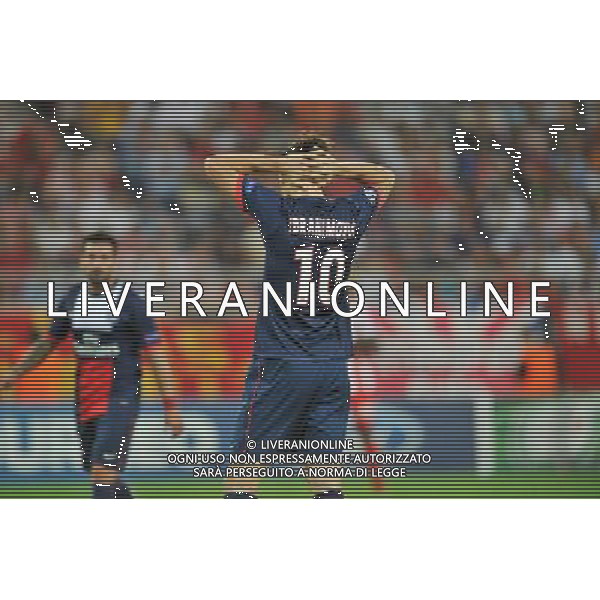 Zlatan IBRAHIMOVIC - 17.09.2013 - Olympiakos / Paris Saint Germain - Ligue des Champions Photo: Amandine Noel / Icon Sport /AGENZIA ALDO LIVERANI SAS - ITALY ONLY - EDITORIAL USE ONLY