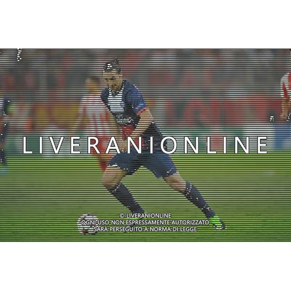 Zlatan IBRAHIMOVIC - 17.09.2013 - Olympiakos / Paris Saint Germain - Ligue des Champions Photo: Amandine Noel / Icon Sport /AGENZIA ALDO LIVERANI SAS - ITALY ONLY - EDITORIAL USE ONLY