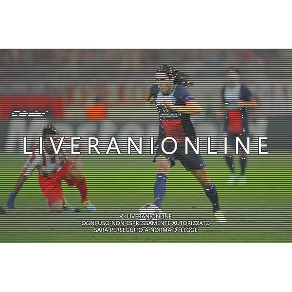 Edinson CAVANI - 17.09.2013 - Olympiakos / Paris Saint Germain - Ligue des Champions Photo: Amandine Noel / Icon Sport /AGENZIA ALDO LIVERANI SAS - ITALY ONLY - EDITORIAL USE ONLY