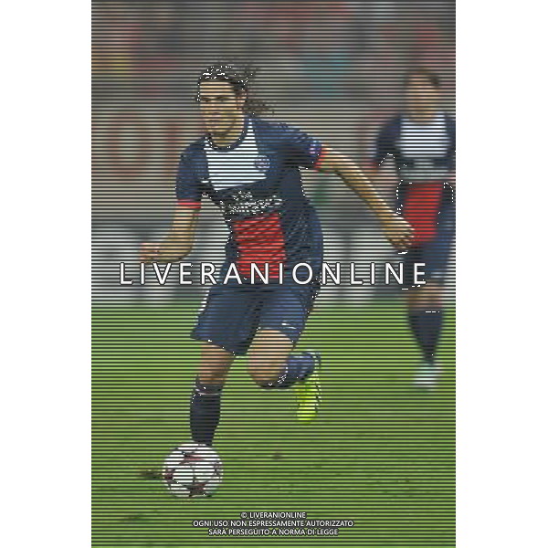 Edinson CAVANI - 17.09.2013 - Olympiakos / Paris Saint Germain - Ligue des Champions Photo: Amandine Noel / Icon Sport /AGENZIA ALDO LIVERANI SAS - ITALY ONLY - EDITORIAL USE ONLY