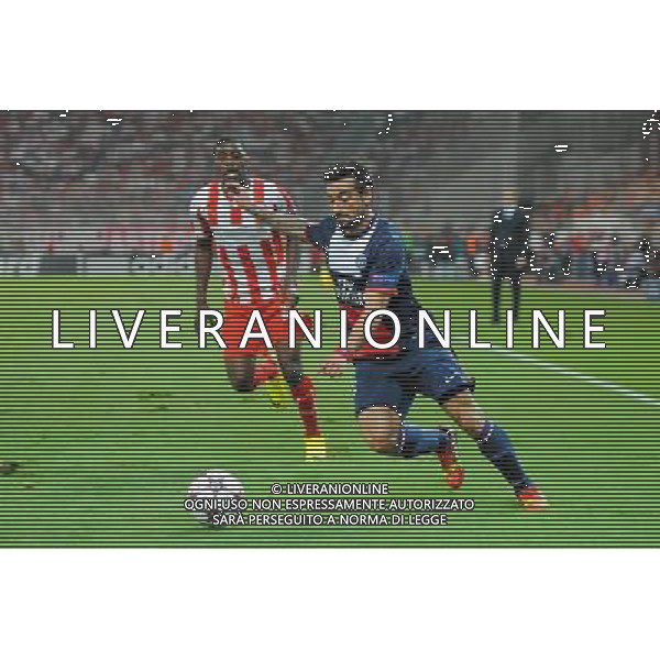 Ezequiel LAVEZZI - 17.09.2013 - Olympiakos / Paris Saint Germain - Ligue des Champions Photo: Amandine Noel / Icon Sport /AGENZIA ALDO LIVERANI SAS - ITALY ONLY - EDITORIAL USE ONLY