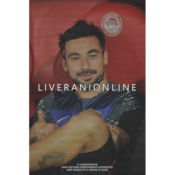 Ezequiel LAVEZZI - 17.09.2013 - Olympiakos / Paris Saint Germain - Ligue des Champions Photo: Amandine Noel / Icon Sport /AGENZIA ALDO LIVERANI SAS - ITALY ONLY - EDITORIAL USE ONLY