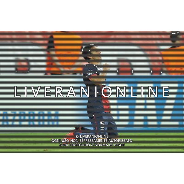 Joie MARQUINHOS - 17.09.2013 - Olympiakos / Paris Saint Germain - Ligue des Champions Photo: Amandine Noel / Icon Sport /AGENZIA ALDO LIVERANI SAS - ITALY ONLY - EDITORIAL USE ONLY