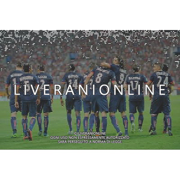 Joie PSG - 17.09.2013 - Olympiakos / Paris Saint Germain - Ligue des Champions Photo: Amandine Noel / Icon Sport /AGENZIA ALDO LIVERANI SAS - ITALY ONLY - EDITORIAL USE ONLY