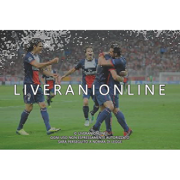 Joie PSG - 17.09.2013 - Olympiakos / Paris Saint Germain - Ligue des Champions Photo: Amandine Noel / Icon Sport /AGENZIA ALDO LIVERANI SAS - ITALY ONLY - EDITORIAL USE ONLY