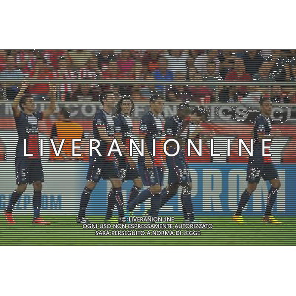 Joie PSG - MARQUINHOS - 17.09.2013 - Olympiakos / Paris Saint Germain - Ligue des Champions Photo: Amandine Noel / Icon Sport /AGENZIA ALDO LIVERANI SAS - ITALY ONLY - EDITORIAL USE ONLY