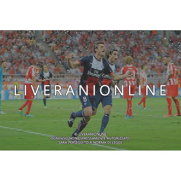 Joie Thiago MOTTA - 17.09.2013 - Olympiakos / Paris Saint Germain - Ligue des Champions Photo: Amandine Noel / Icon Sport /AGENZIA ALDO LIVERANI SAS - ITALY ONLY - EDITORIAL USE ONLY