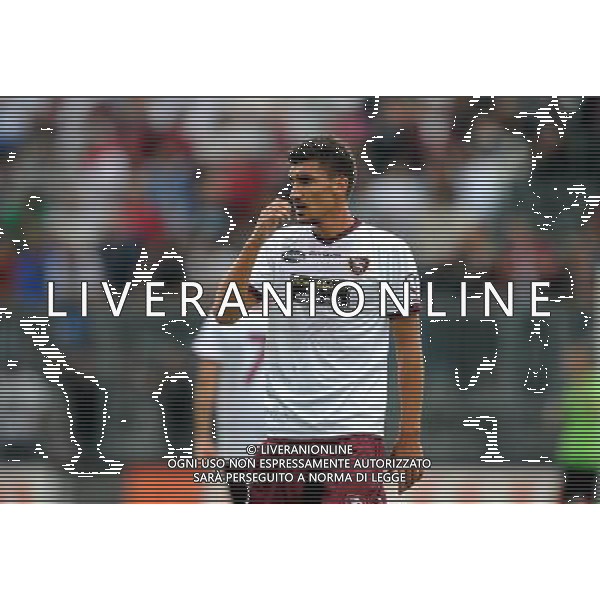 GUBBIO PERUGIA LEGA PRO 15/09/2013 NELLA FOTO TOPOUZIS ATHANATOS FOTO SETTONCE-AG ALDO LIVERANI SAS