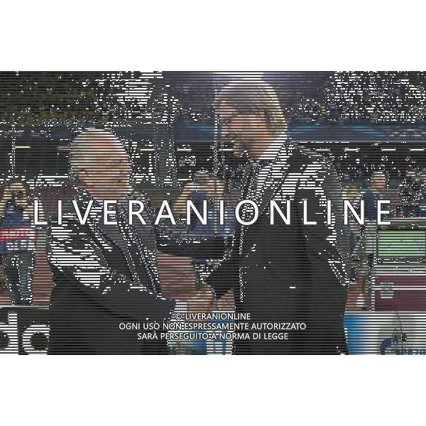 NAPOLI - BORUSSIA DORTMUND CHAMPIONS LEAGUE 18 SETTEMBRE 2013 NELLA FOTO: AURELIO DE LAURENTIIS, KLOPP ©MOSCA/AGENZIA ALDO LIVERANI SAS