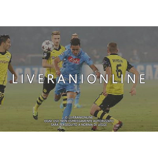 NAPOLI - BORUSSIA DORTMUND CHAMPIONS LEAGUE 18 SETTEMBRE 2013 NELLA FOTO: CALLEJON ©MOSCA/AGENZIA ALDO LIVERANI SAS